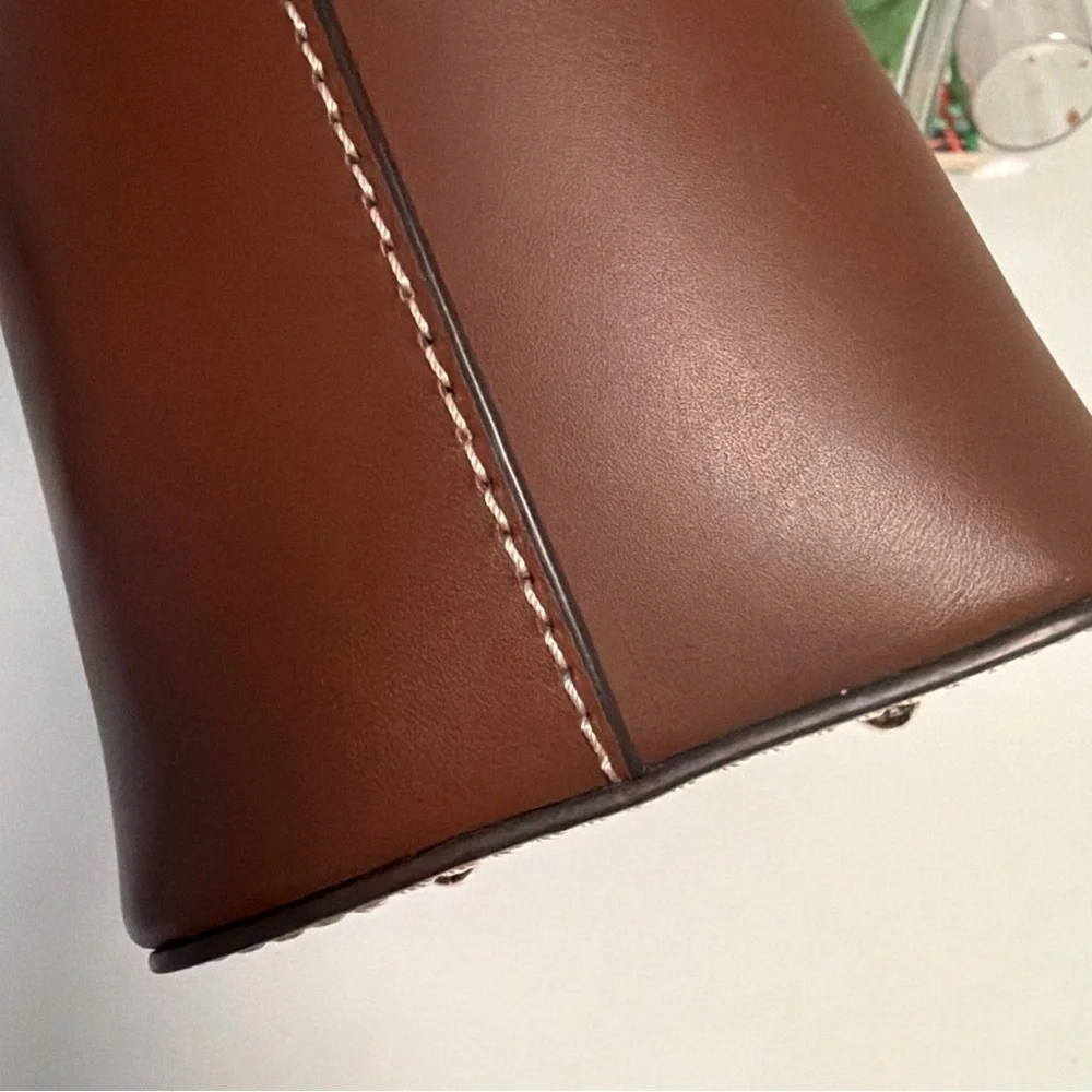 Dooney & Bourke Chocolate Brown Tote - Picture 7 of 11